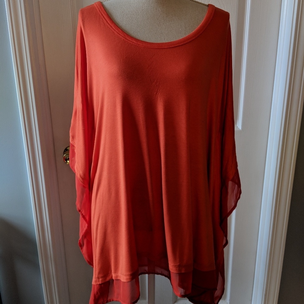 Lane Bryant Orange Tunic